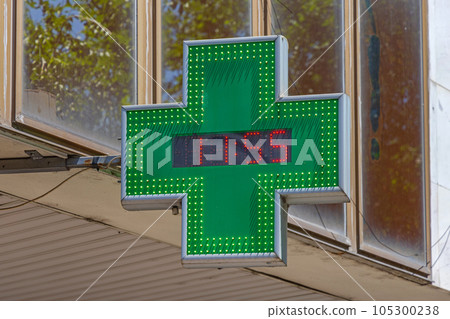 Digital Public Clock Cross Digital Public Clock Cross 105300238