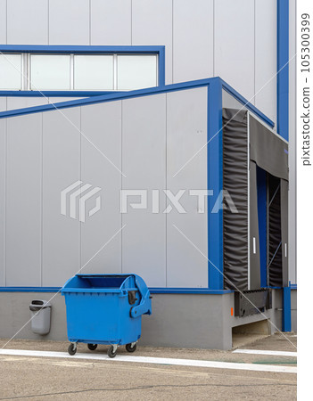 Open Blue Dumpster Warehouse Open Blue Dumpster Warehouse 105300399