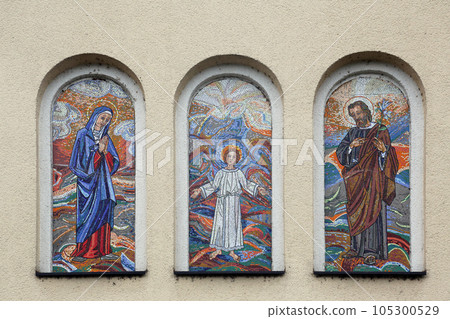 Holy Family, parish church of the St. George in Durmanec, Zagorje region, Croatia 105300529