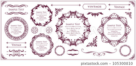 豪華復古風格框架設計套裝 豪華復古風格框架設計套裝 105300810