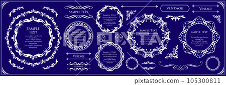 豪華復古風格框架設計套裝 105300811