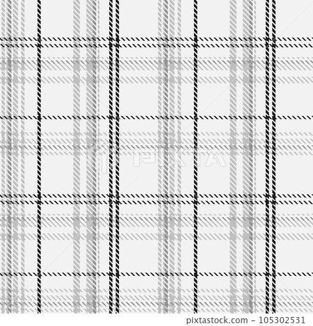 Black and white plaid seamless pattern. Black and white plaid seamless pattern. 105302531