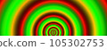 Green red color psychedelic art abstract website banner 105302753