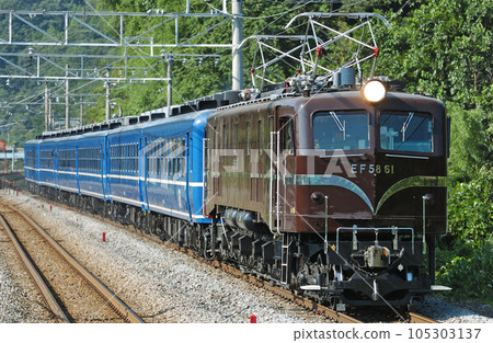 高崎線 神牧 JR 東日本 EF58-61（田町）+ 系列 12（高崎） 105303137