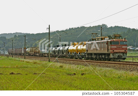 北陸本線 牛谷大聖寺 JR Freight EF81-121(富山) 北陸本線 牛谷大聖寺 JR Freight EF81-121(富山) 105304587