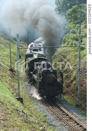 秩父鐵道 浦山口~影森 C58-363+12系 秩父鐵道 浦山口~影森 C58-363+12系 105304629