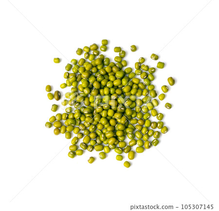 Dry Raw Mung Beans, Vigna Radiata Seeds, Green Gram, Maash or Moong Dry Raw Mung Beans, Vigna Radiata Seeds, Green Gram, Maash or Moong 105307145