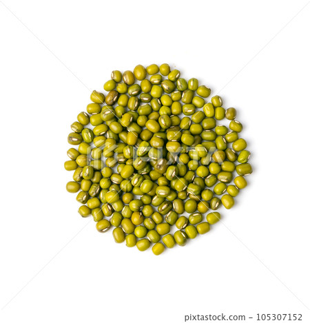 Dry Raw Mung Beans, Vigna Radiata Seeds, Green Gram, Maash or Moong Dry Raw Mung Beans, Vigna Radiata Seeds, Green Gram, Maash or Moong 105307152