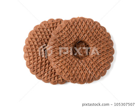 Chocolate Biscuit Rings Isolated, Black Cookie Circles, Dark Soft Biscuits, Round Butter Cookies Chocolate Biscuit Rings Isolated, Black Cookie Circles, Dark Soft Biscuits, Round Butter Cookies 105307507