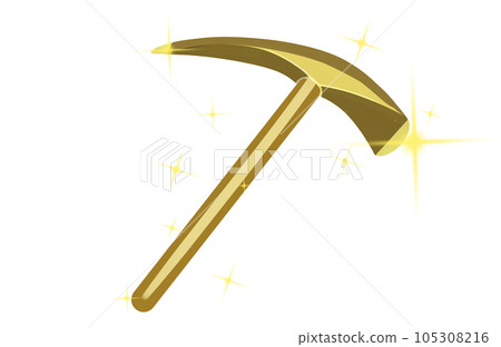 golden pickaxe golden pickaxe 105308216