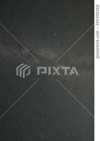 Night view of Nobeyama and beautiful starry sky Milky Way in summer Night view of Nobeyama and beautiful starry sky Milky Way in summer 105308368