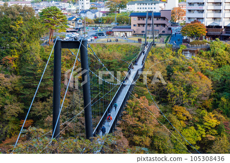 栃木日光市鬼怒川溫泉與秋葉鬼怒立岩大吊橋 栃木日光市鬼怒川溫泉與秋葉鬼怒立岩大吊橋 105308436