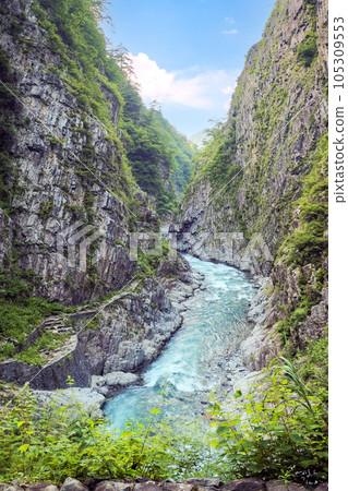 Kiyotsukyo in summer (vertical) 105309553