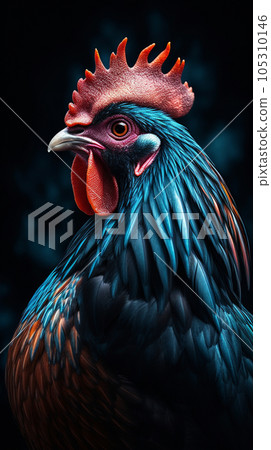Picture of a beautiful rooster 105310146