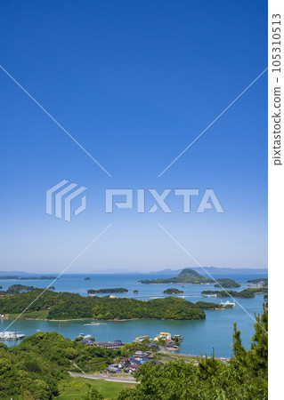 Unzen-Amakusa National Park Amakusa Matsushima scenery (Takabutan Observatory) Unzen-Amakusa National Park Amakusa Matsushima scenery (Takabutan Observatory) 105310513