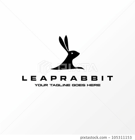 Logo design graphic concept creative abstract premium free vector stock head and ears young rabbit on stand monitoring. Related animal pet farm target Logo design graphic concept creative abstract premium free vector stock head and ears young rabbit on stand monitoring. Related animal pet farm target 105311153