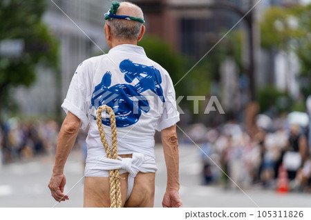 《Fukuoka Prefecture》 Hakata Gion Yamakasa Group Mountain Show (July 13) 105311826