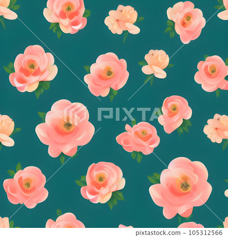 Flower seamless abstract pattern. floral random background. modern design decoration and digital printing Flower seamless abstract pattern. floral random background. modern design decoration and digital printing 105312566