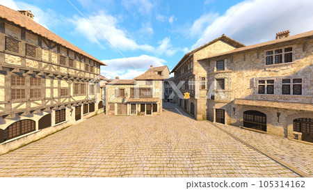 Stone cityscape 105314162