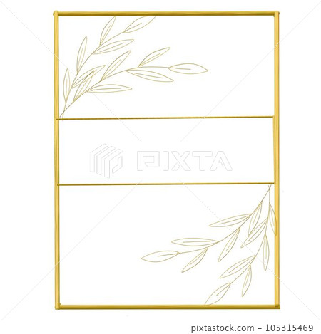 vector illustration of a floral frame 105315469