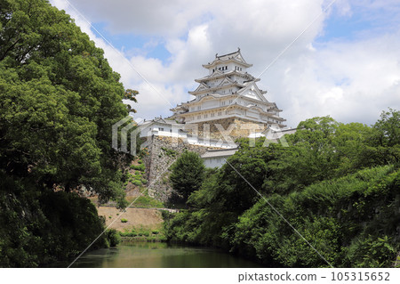 從姬路市動物園看到的姬路城（兵庫縣姬路市） 105315652