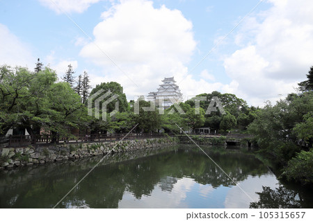 從姬路市動物園看到的姬路城（兵庫縣姬路市） 105315657