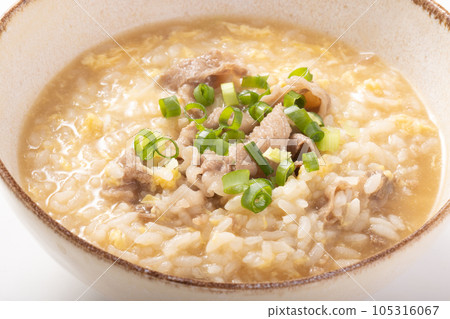 beef rice porridge 105316067