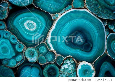 Abstract background of stone texture. Turquoise texture 105316995