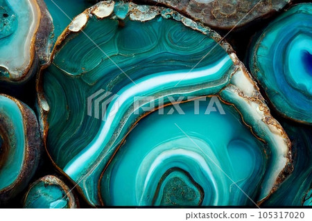 Abstract background of stone texture. Turquoise texture 105317020