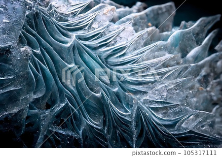 The abstract background of ice structure. Ice...-插圖素材 [105317111] - PIXTA圖庫