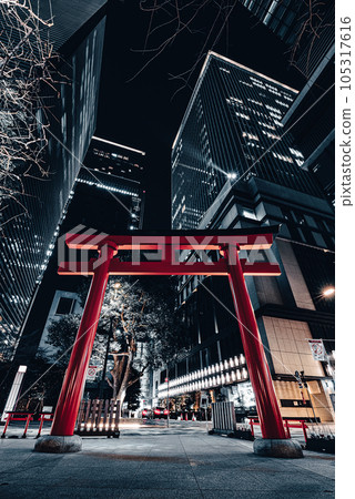 Japanese cityscape photography. Japanese cityscape photography. 105317616