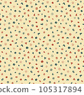 Cryptocurrency financial Items. Seamless pattern. Vector background. 105317894
