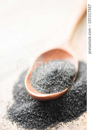 Hawaiian black lava sea salt Hawaiian black lava sea salt 105317987