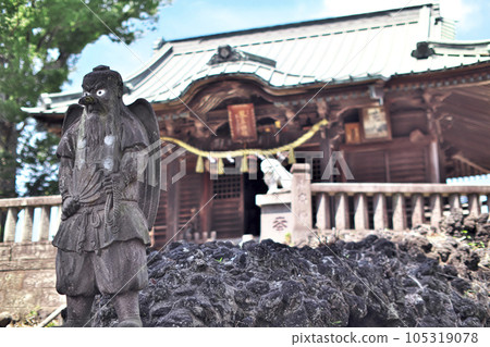 高崎市新禦館町琴平神社的天狗像 105319078