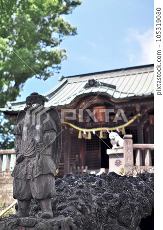 高崎市新禦館町琴平神社的天狗像 高崎市新禦館町琴平神社的天狗像 105319080
