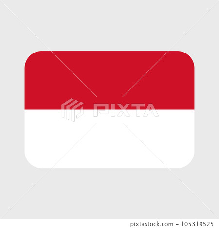 Monaco flag vector icons set of illustrations Monaco flag vector icons set of illustrations 105319525