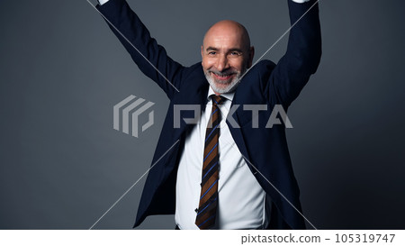 Dancing foreign businessman Dancing foreign businessman 105319747