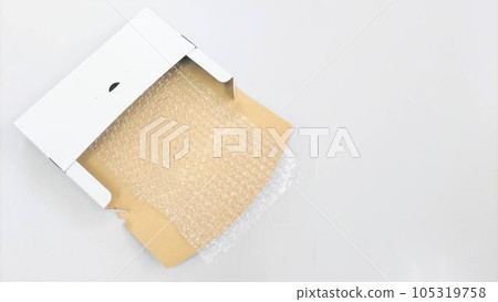 A5 size white box and cushion material 105319758