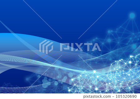 3D結構和海軍波浪背景 3D結構和海軍波浪背景 105320690