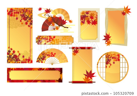 Autumn autumn leaves frame background Autumn autumn leaves frame background 105320709