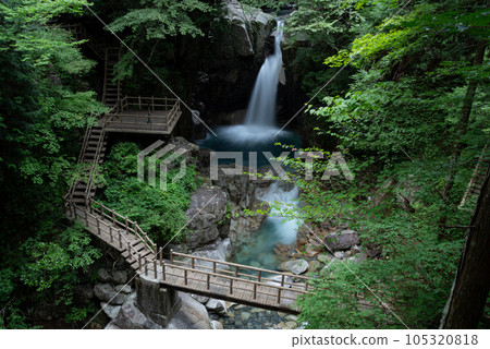 Beautiful waterfall Ryujin Falls Beautiful waterfall Ryujin Falls 105320818
