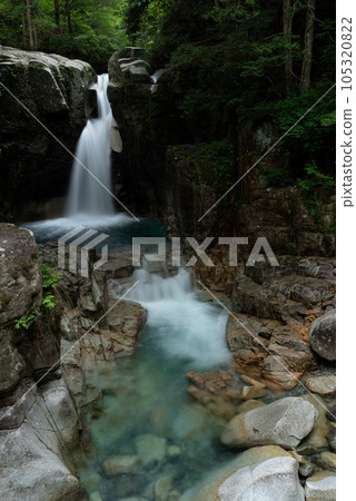Beautiful waterfall Ryujin Falls Beautiful waterfall Ryujin Falls 105320822