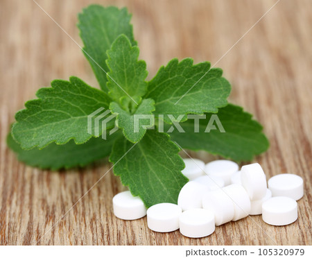 Stevia with tablets Stevia with tablets 105320979