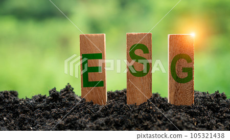 ESG concept for environment, society and governance in sustainable. business responsible environmental. 105321438