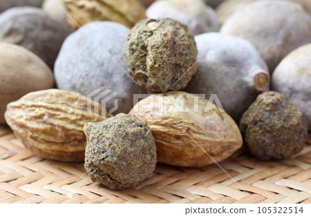 Triphala, a combination of ayurvedic fruits Triphala, a combination of ayurvedic fruits 105322514