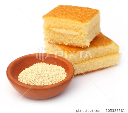 Yeast with bread 105322581