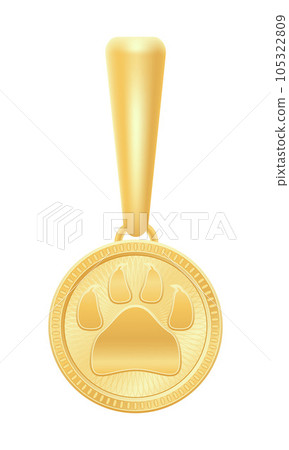 dog collar medallion not to get lost vector illustration dog collar medallion not to get lost vector illustration 105322809