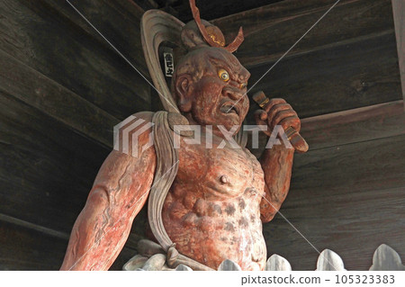 Nio statues at the Deva gate of Menuma Shotenzan [Kumagaya City, Saitama Prefecture] 105323383
