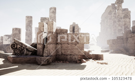 Ancient ruins of Ptolemais near Benghazi Ancient ruins of Ptolemais near Benghazi 105323478