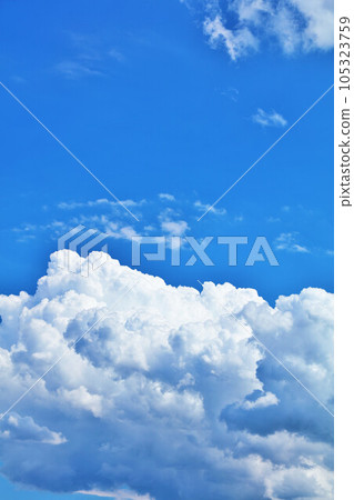 Summer blue sky and clouds Summer blue sky and clouds 105323759